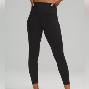 Lululemon Scalloped Hem High Rise Tight